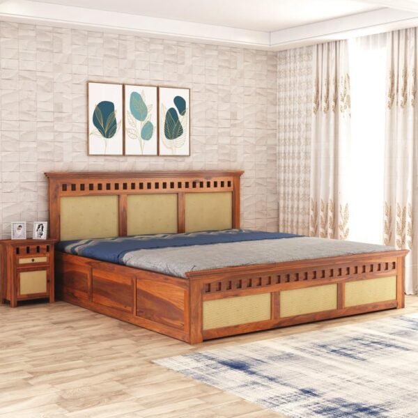 Wooden Bed (Teak Wood)