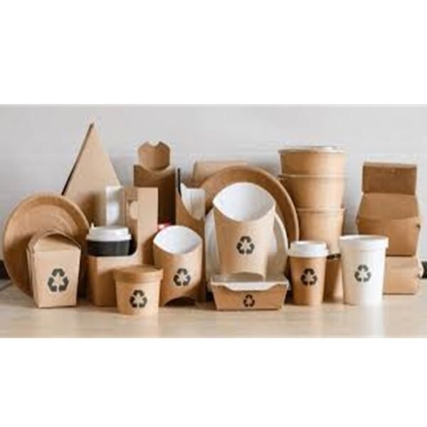 Paper Plate, Box, Bowls & Glass