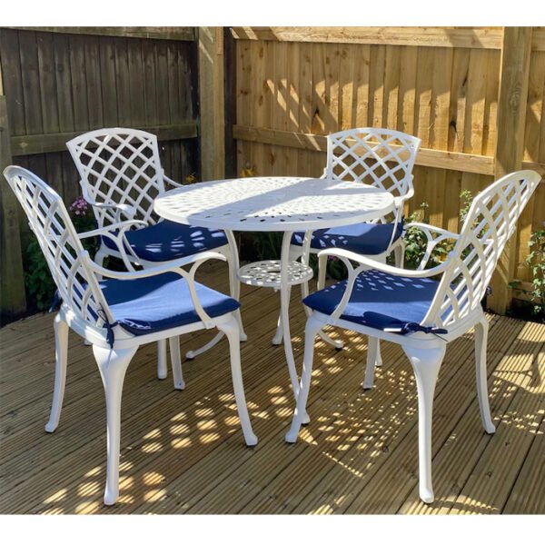 Garden Chair and Table (Cast Iron)