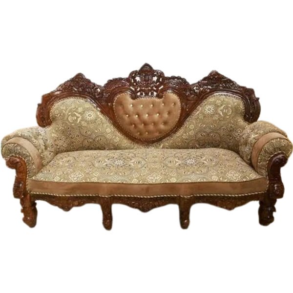 Wooden Carved Sofa (Sheesham Wood)