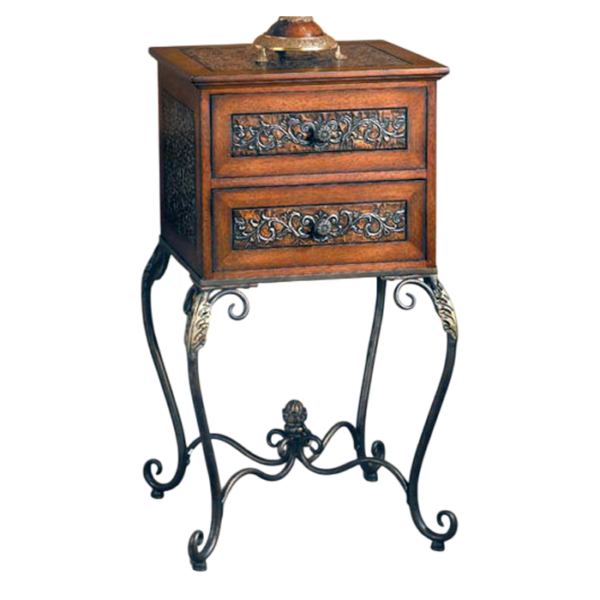 Wood and Iron Console