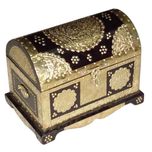 Wooden Container (Iron Overlay)