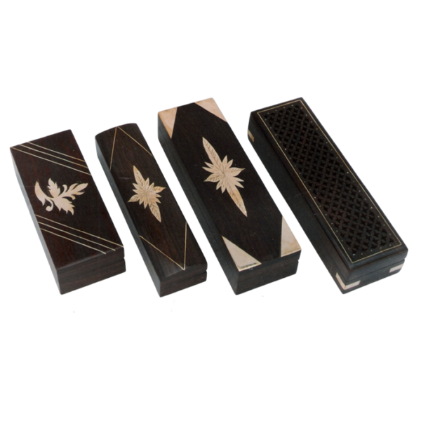 Incense Boxes Brass Inlay
