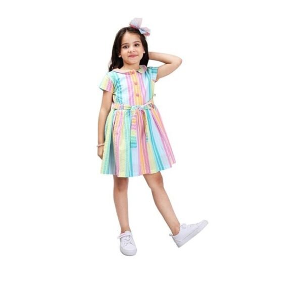 kids Rainbow Frock
